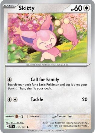 Skitty 130 - Reverse Holofoil