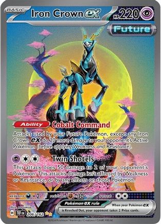 Iron Crown ex - 206/162 206 - Holofoil