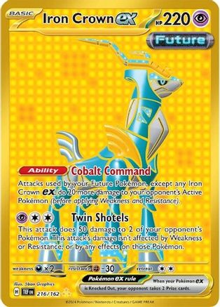 Iron Crown ex - 216/162 216 - Holofoil