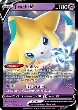 Jirachi V - 299 SWSH299 - Holofoil