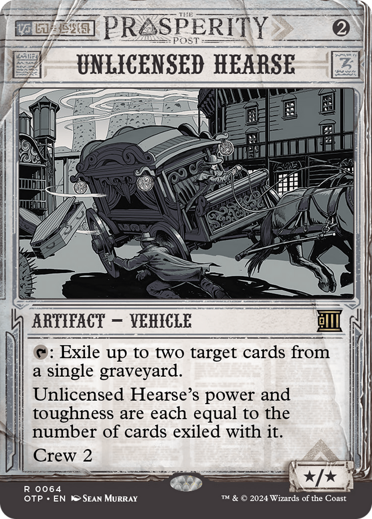 Unlicensed Hearse (OTP-064) - : (Showcase) (Borderless) Foil