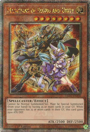 Magicians of Bonds and Unity (Quarter Century Secret Rare) (LEDE-EN000) - Legacy of Destruction 1st Edition