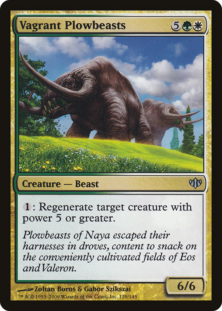 Vagrant Plowbeasts (CON-129) -  Foil