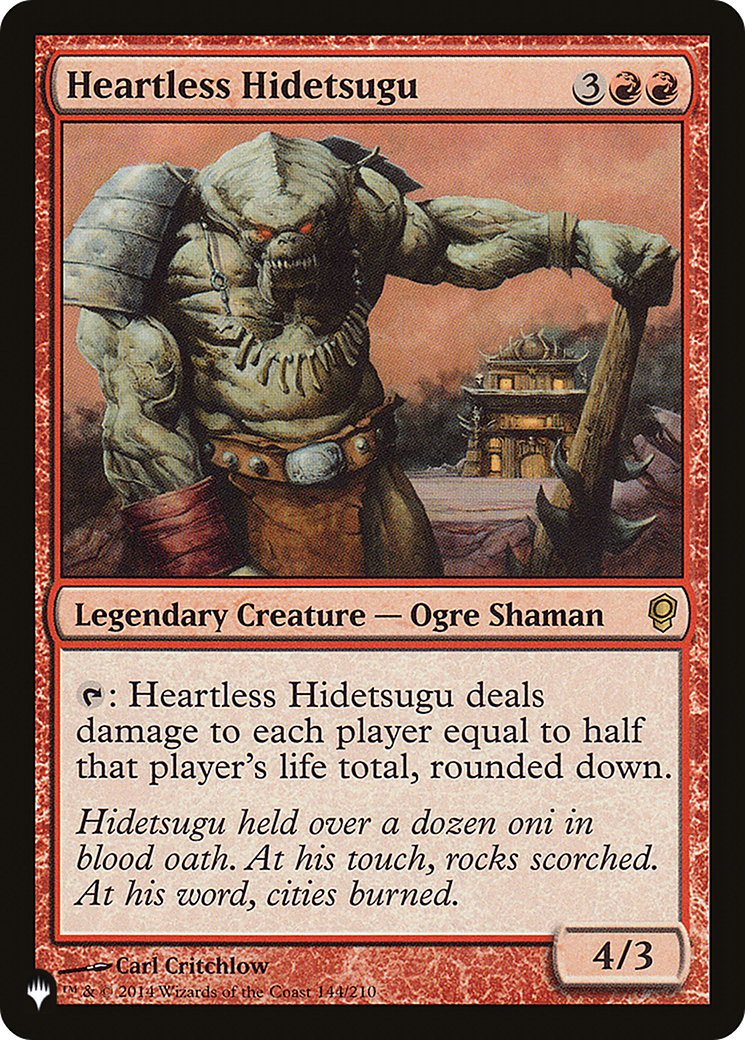 Heartless Hidetsugu (LIST-CNS-144) -