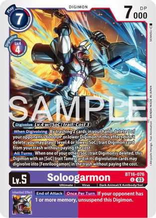 Soloogarmon (BT16-076) - Beginning Observer