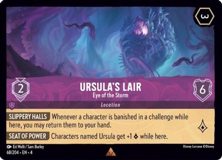 Ursula's Lair - Eye of the Storm (68/204) - Ursulas Return Cold Foil