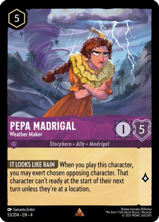 Pepa Madrigal - Weather Maker (53/204) - Ursulas Return Cold Foil