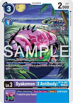 Syakomon (X Antibody) (BT16-066) - Beginning Observer