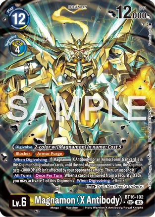 Magnamon (X Antibody) (Alternate Art) (BT16-102) - Beginning Observer Foil