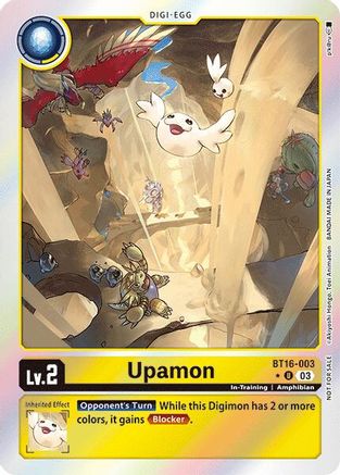 Upamon (Box Promotion Pack: Beginning Observer) (BT16-003) - Beginning Observer Foil