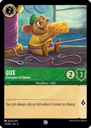 Gus - Champion of Cheese (73/204) - Ursulas Return Cold Foil