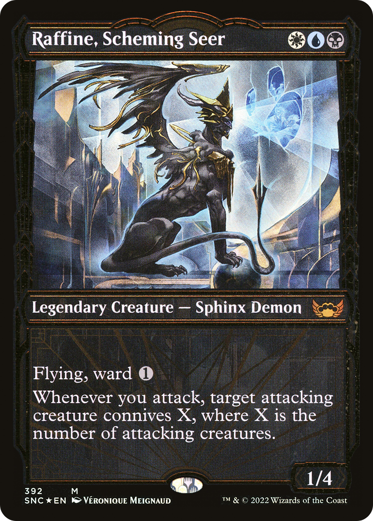 Raffine, Scheming Seer (SNC-392) - : (Showcase) Foil