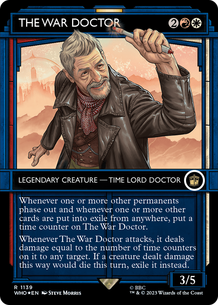 The War Doctor (WHO-1139) - : (Showcase) (Borderless) Foil