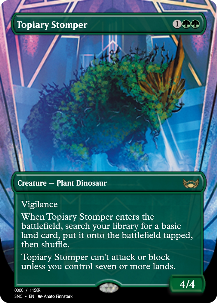 Topiary Stomper (PRM-99711) -  Foil