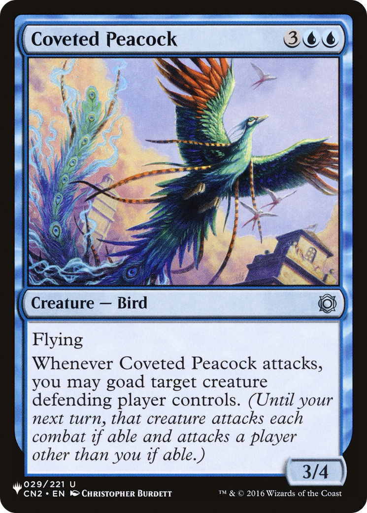 Coveted Peacock (LIST-CN2-29) -