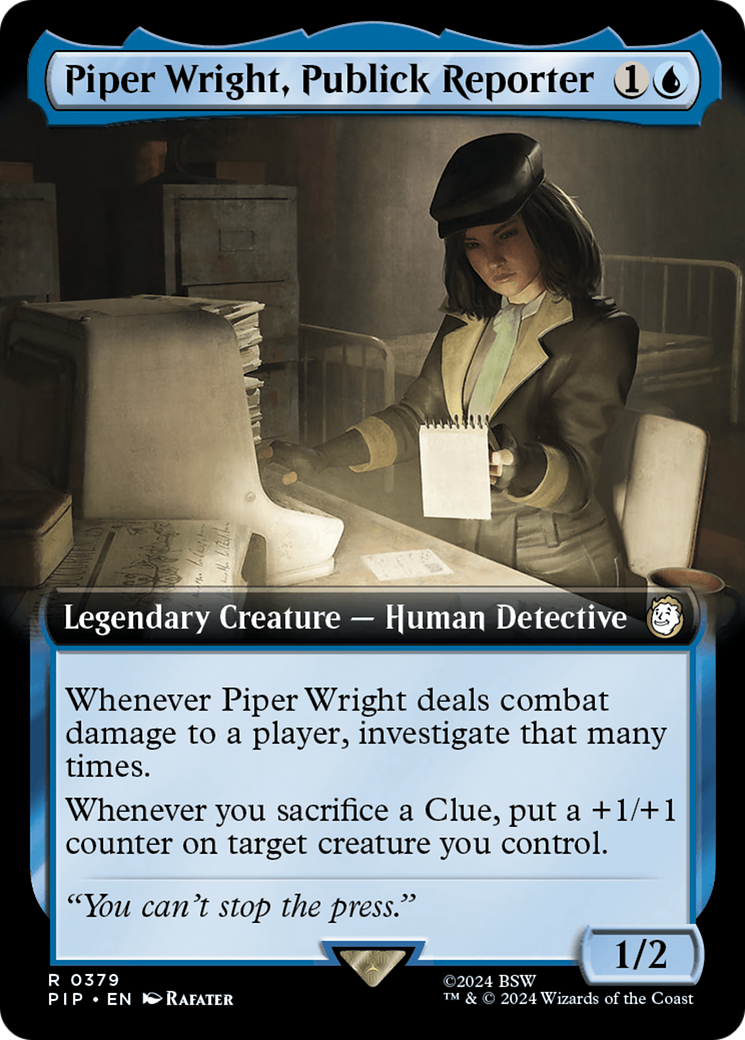 Piper Wright, Publick Reporter (PIP-379) - : (Extended Art)