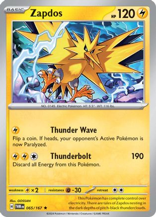 Zapdos 65 - Reverse Holofoil