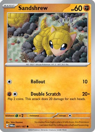 Sandshrew 97 - Reverse Holofoil