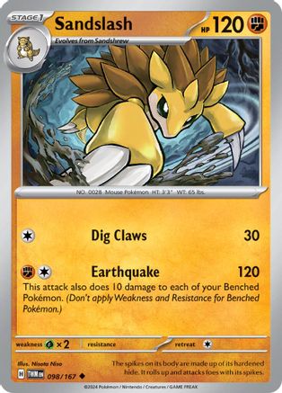 Sandslash 98 - Reverse Holofoil