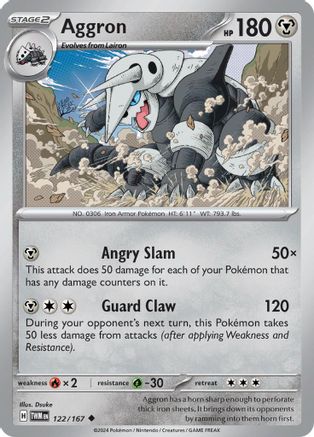 Aggron 122 - Reverse Holofoil