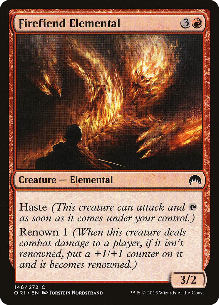 Firefiend Elemental (ORI-146) -  Foil