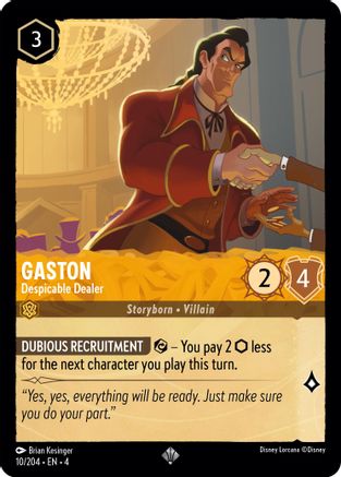 Gaston - Despicable Dealer (10/204) - Ursulas Return