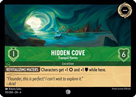 Hidden Cove - Tranquil Haven (101/204) - Ursulas Return Cold Foil