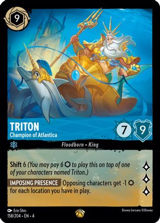 Triton - Champion of Atlantica (158/204) - Ursulas Return