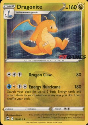 Dragonite - 131/195 (EB Games Exclusive) 131 - Holofoil