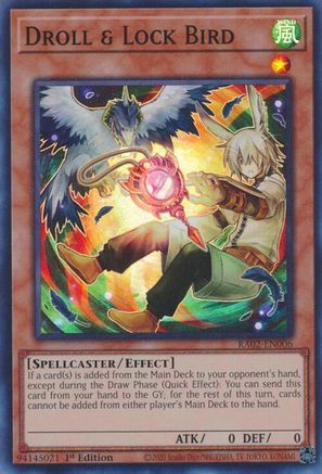 Droll & Lock Bird (Alternate Art) (RA02-EN006) - 25th Anniversary Rarity Collection II 1st Edition