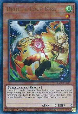 Droll & Lock Bird (Alternate Art) (PUR) (RA02-EN006) - 25th Anniversary Rarity Collection II 1st Edition