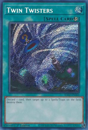 Twin Twisters (Secret Rare) (RA02-EN060) - 25th Anniversary Rarity Collection II 1st Edition