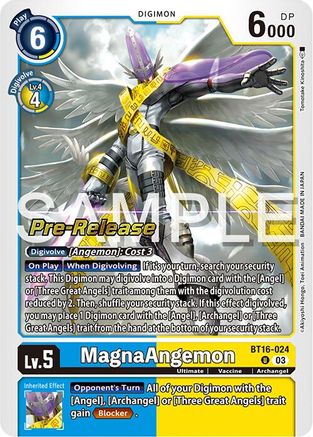 MagnaAngemon (BT16-024) - Beginning Observer Pre-Release Cards Foil