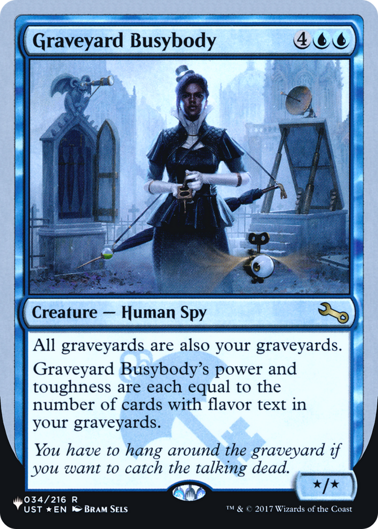 Graveyard Busybody (LIST-015) -  Foil