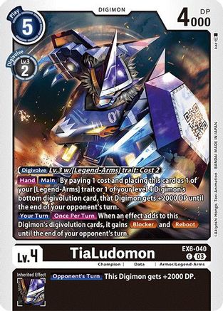 TiaLudomon (EX6-040) - Infernal Ascension