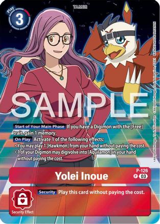 Yolei Inoue - P-126 (Digimon Adventure 02: The Beginning Set) (P-126) - Digimon Promotion Cards Foil