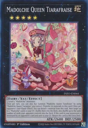 Madolche Queen Tiarafraise (INFO-EN044) - The Infinite Forbidden 1st Edition