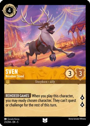 Sven - Reindeer Steed (23/204) - Shimmering Skies Cold Foil