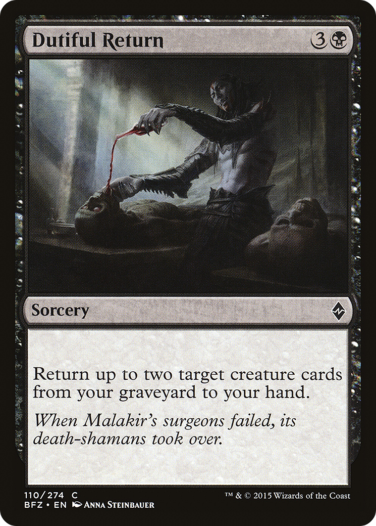 Dutiful Return (BFZ-110) -  Foil