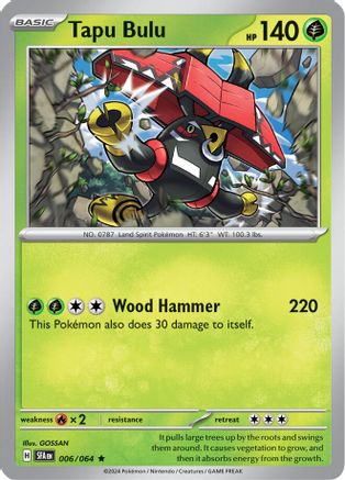 Tapu Bulu - 006/064 6 - Holofoil