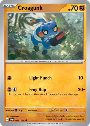 Croagunk 23 - Reverse Holofoil