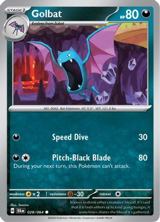 Golbat 28 - Reverse Holofoil