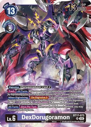 DexDorugoramon (BT17-073) - Secret Crisis Foil