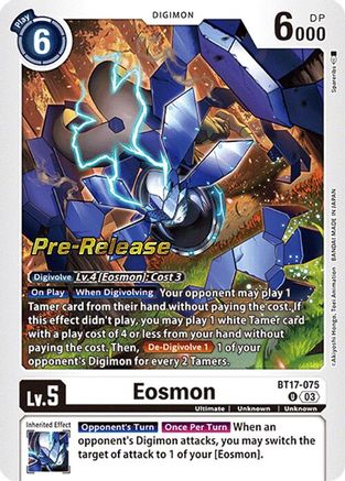 Eosmon - BT17-075 (BT17-075) - Secret Crisis Pre-Release Cards Foil