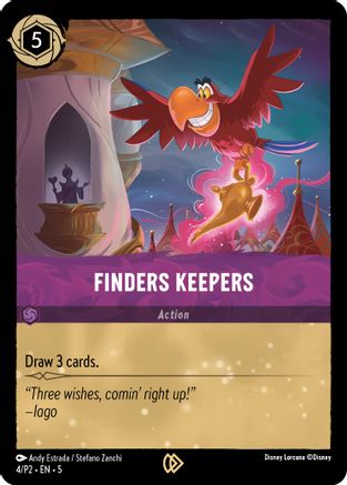 Finders Keepers (4) - Disney Lorcana Promo Cards Cold Foil