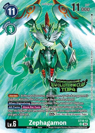 Zephagamon (2024 Evolution Cup Top 4) (ST18-12) - Starter Deck 18: Guardian Vortex Foil