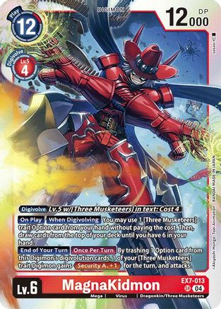 MagnaKidmon (EX7-013) - Digimon LIBERATOR Foil