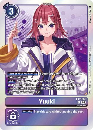 Yuuki (EX7-065) - Digimon LIBERATOR Foil