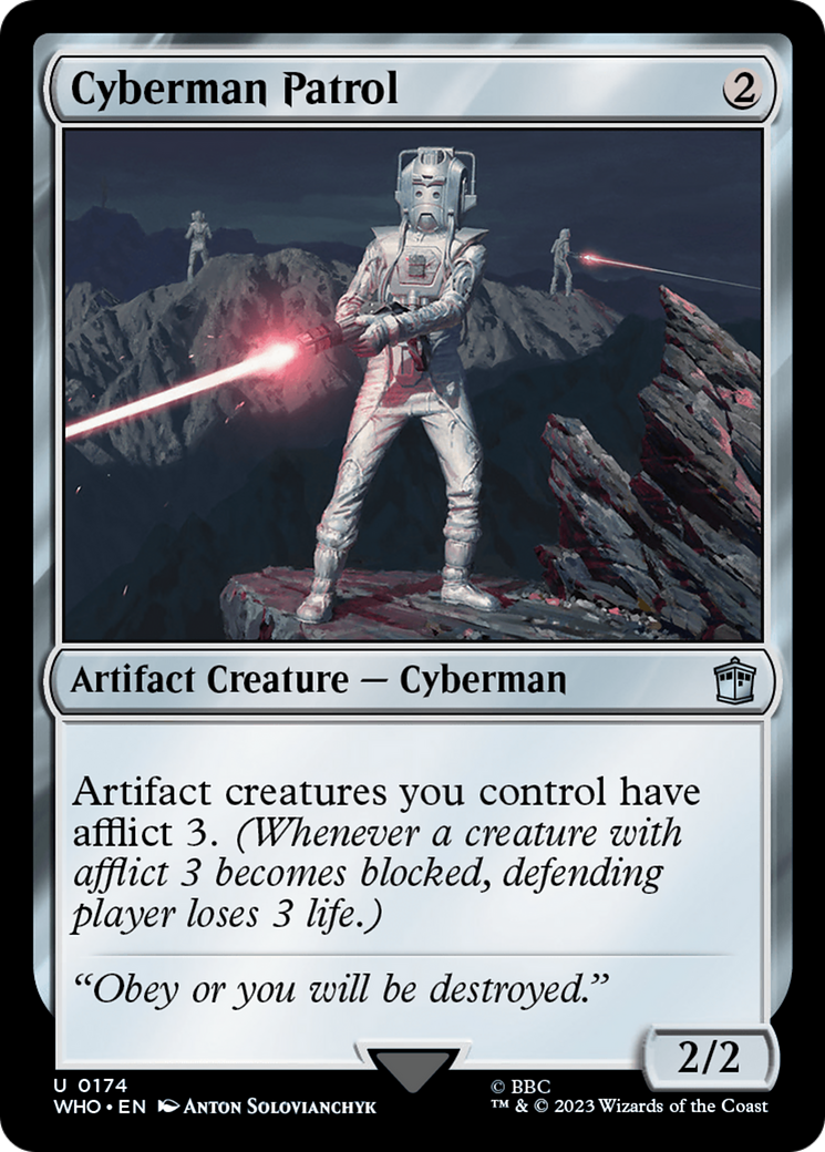 Cyberman Patrol (WHO-174) -  Foil