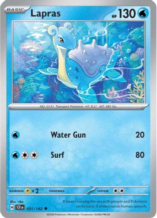 Lapras 31 - Reverse Holofoil